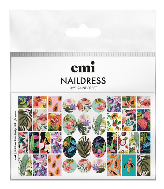 Naildress Slider Design #91 Rainforest