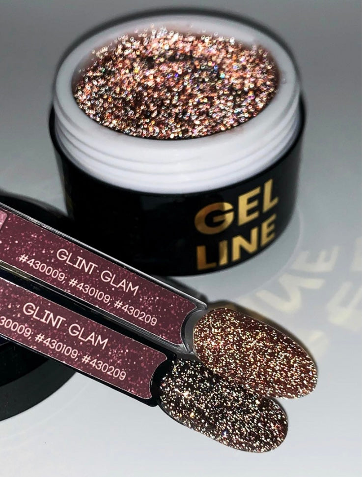 Flicking Dark Line Building Gel - Glint Glam