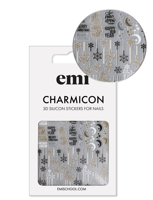 Charmicon 3D Silicone Stickers #199 Christmas Night