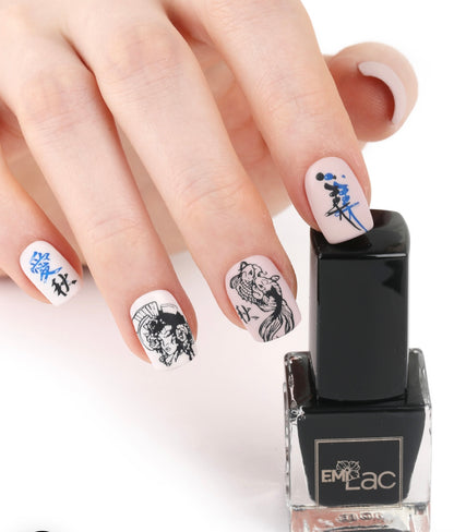 Nail Polish for Stamping Black #2, 9 ml.