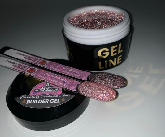 Flicking Dark Line Building Gel - Glow Mirage