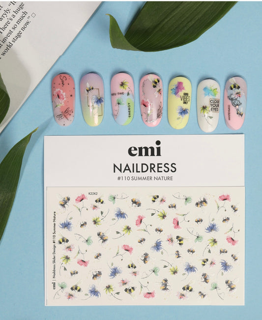 Naildress Slider Design #110 Summer Nature