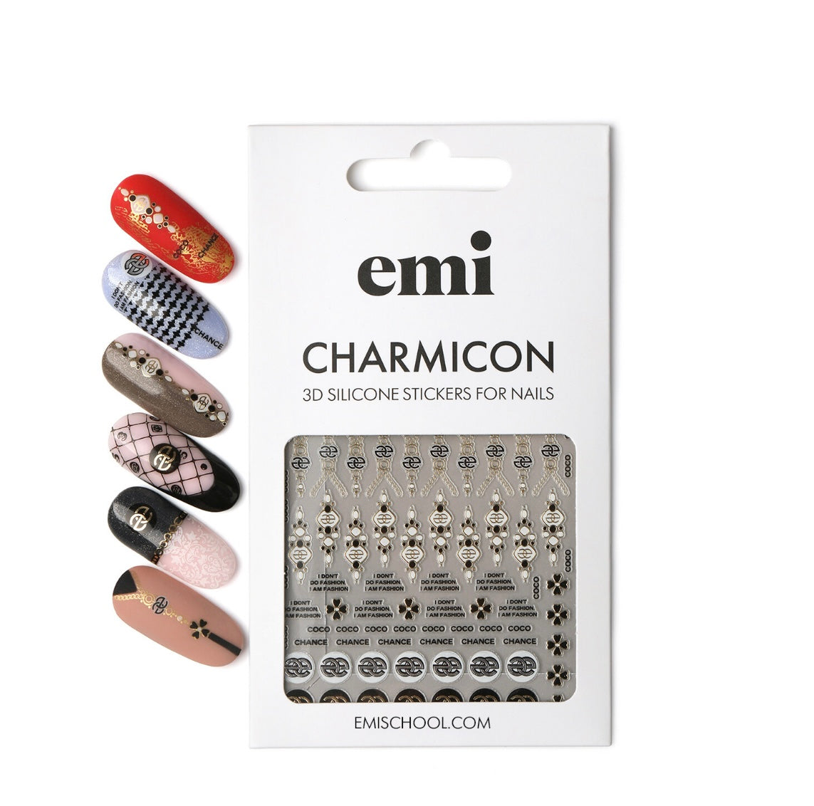 E.mi Charmicon 3D Silicone Stickers #235 Chance