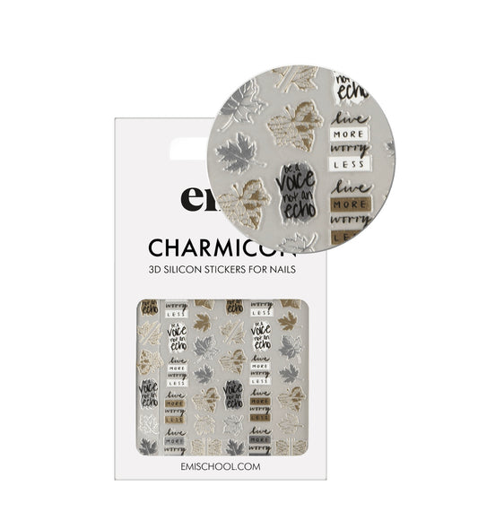 Charmicon 3D Silicone Stickers #243 Maple leaves