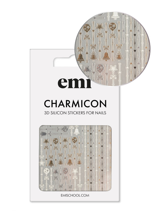 Charmicon 3D Silicone Stickers #226 New Year Decor