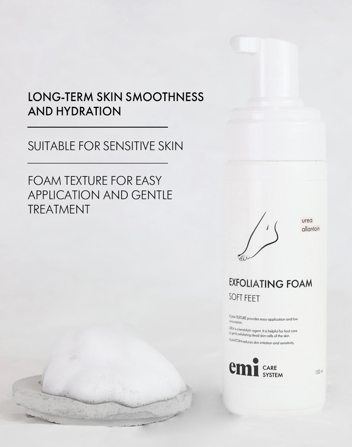 Exfoliating Foam, 150 ml.